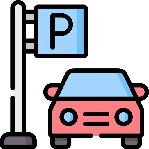 Two-level basement parking with designated visitor slots