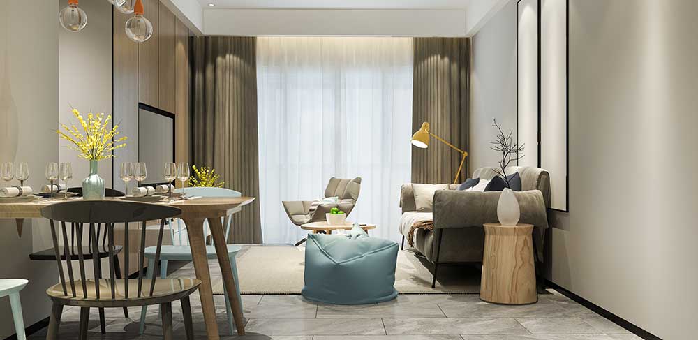 Candeur Kukatpally premium apartment living area